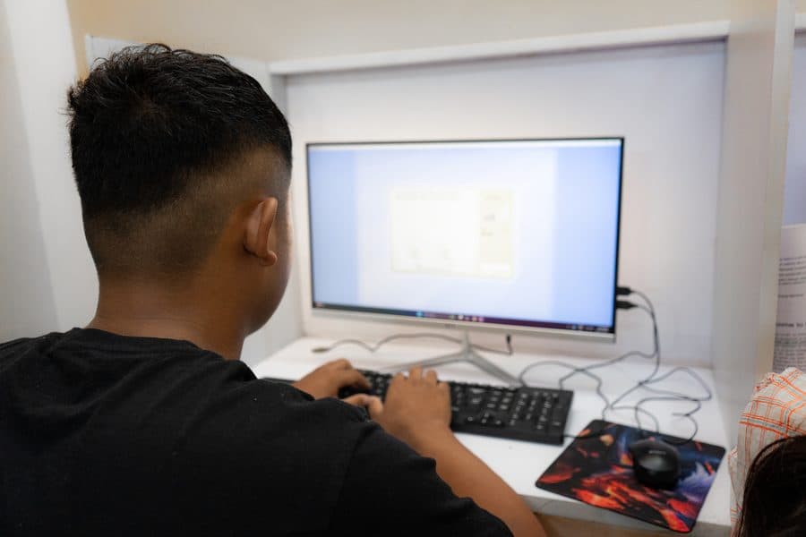 Graphic Design class at ECC
